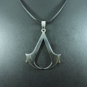 Stainless Steel Assassins Creed Pendant Necklace